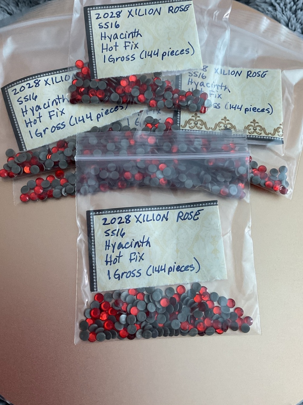 Swarovski • Color: Hyacinth, 2028 XILION Rose Hotfix Rhinestones
